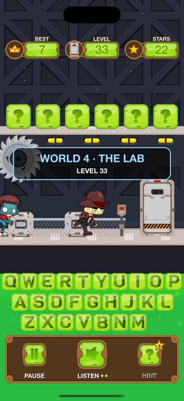 World 4, The Lab: metal walls and a spinning saw
